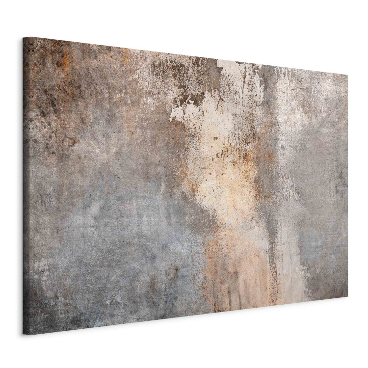 Leinwandbild XXL Rubbed Rust - Abstract Structures in Brown and Gray Colors [Large Format] 151482 additionalImage 2