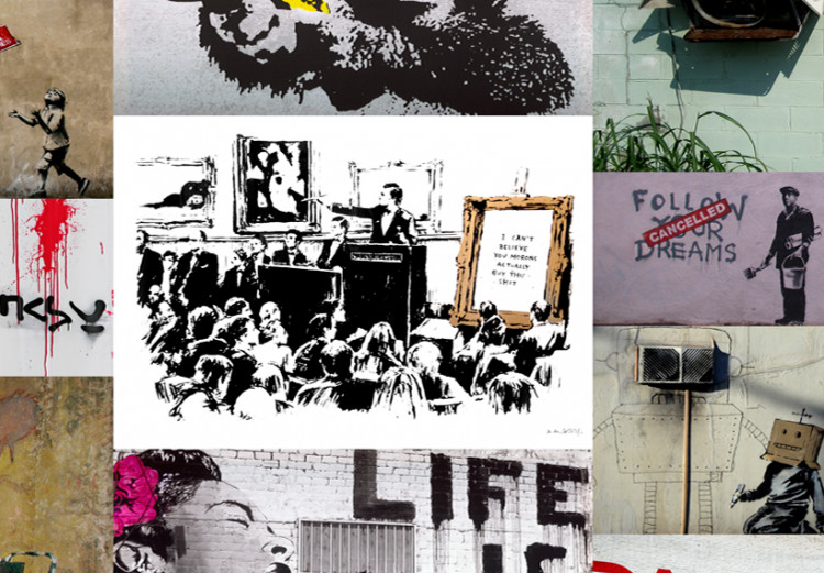 Wandbild Art of Collage: Banksy III 94882 additionalImage 4