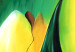 Bild auf Leinwand Sonnige Tulpen - ein florales Motiv voller großer, gelber Blüten 48692 additionalThumb 3