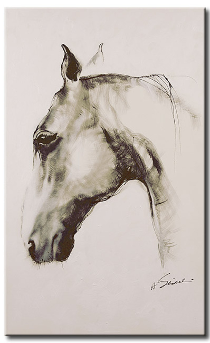 Wandbild Profil eines Pferdes 49503