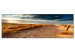 Wandbild Meer der Farben (1-teilig) - Wolkenlandschaft über dem Strand 97523