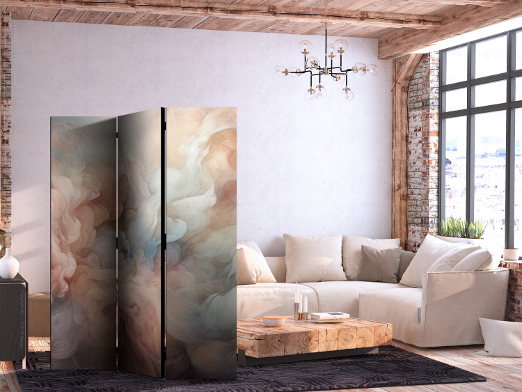 Deko Paravent Pastel Smoke - A Fluffy Cloud in Shades of Pink and Blue [Room Dividers] 151743 additionalImage 4