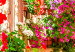 Vlies Fototapete Umbrien - Mediterrane Landschaft mit bunter Architektur und Blumen 98143 additionalThumb 4