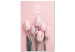 Bild auf Leinwand Six Tulips (1 Part) Vertical 117853