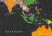 Dekorative Pinnwand World Map: Dark Depth [Cork Map] 95953 additionalThumb 6