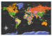 Dekorative Pinnwand World Map: Dark Depth [Cork Map] 95953 additionalThumb 2
