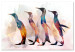 Leinwandbild XXL Penguin Wandering [Large Format] 127563