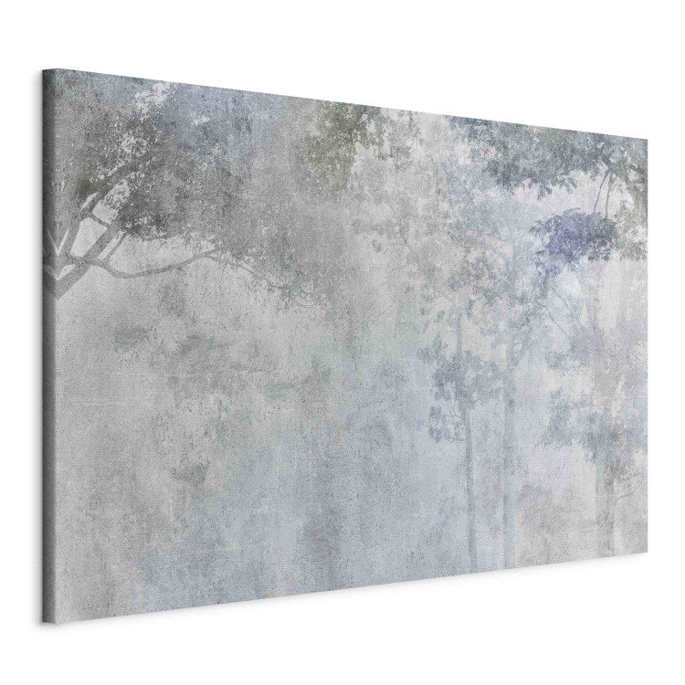 Wandbild Trees in the Fog - Nature in Gray and Blue Shades 151463 additionalImage 2