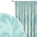 Fenstervorhang Ficus refreshment - a botanical glamour composition with white pattern 147673