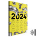 Wandbild Calendar 2024 - Background With Silver Three-Dimensional Shapes 151883 additionalThumb 8