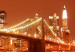 Leinwandbild New York: Brooklyn Brücke in der Nacht 58383 additionalThumb 3