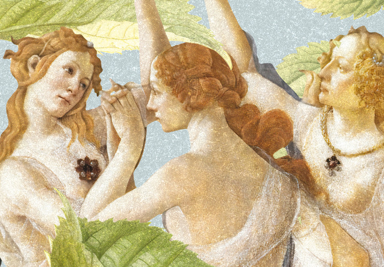 Poster Calendar 2024 - Collage of Three Graces Painting With Botanical Theme 151893 additionalImage 2