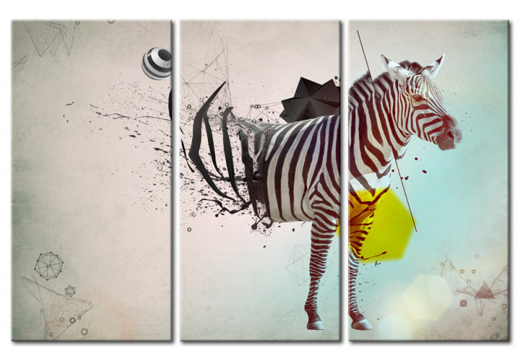 Wandbild Zebra - Abstrakt 56104