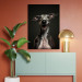 Leinwandbild AI Greyhound Dog - Portrait of a Wide Smiling Animal - Vertical 150214 additionalThumb 3