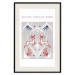Wandposter Festive Shapes - Jumping Deer and Blue Holly 148024 additionalThumb 26
