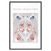 Wandposter Festive Shapes - Jumping Deer and Blue Holly 148024 additionalThumb 21