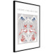 Wandposter Festive Shapes - Jumping Deer and Blue Holly 148024 additionalThumb 5