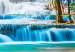 Bild auf Leinwand Waterfall in Kanchanaburi (5 Parts) Wide 107234 additionalThumb 5