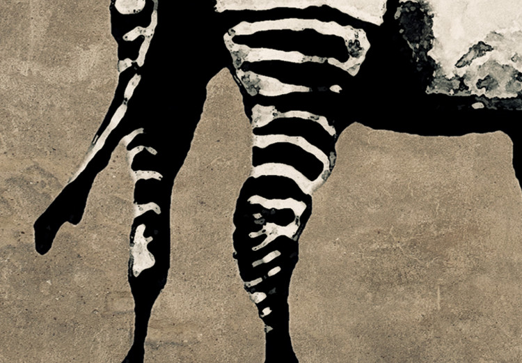 Leinwandbild Banksy: Washing Zebra on Concrete (3 Parts) 118534 additionalImage 5