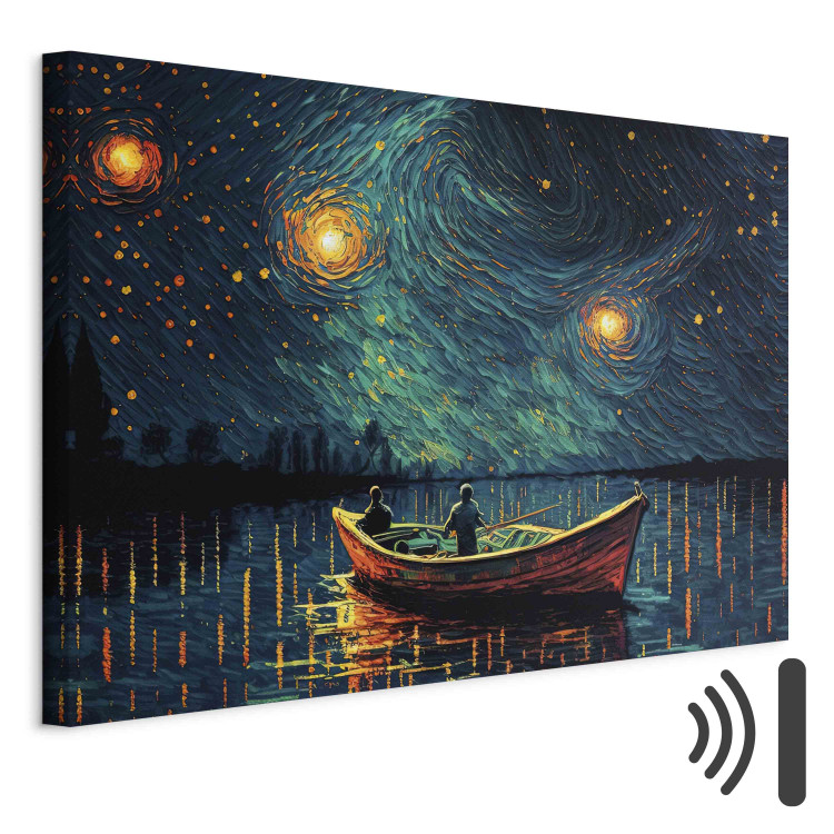 Wandbild Starry Night - Impressionistic Landscape With a View of the Sea and Sky 151034 additionalImage 8