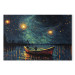 Wandbild Starry Night - Impressionistic Landscape With a View of the Sea and Sky 151034