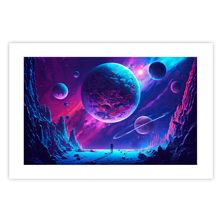 Poster Galactic Explorer - Rocky Planet in Space 150644 additionalImage 21