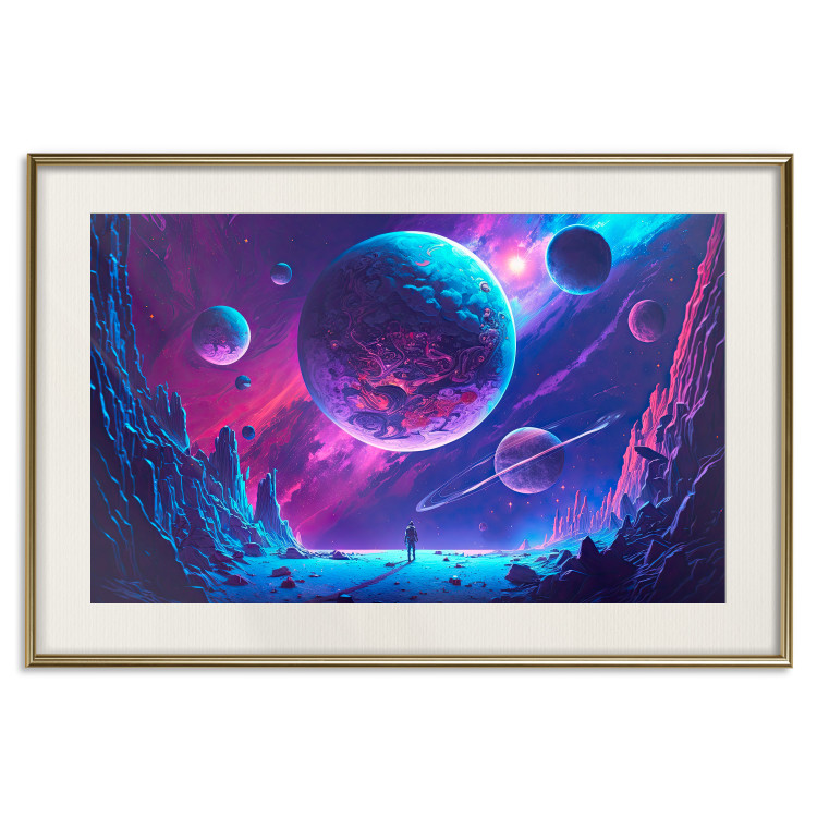 Poster Galactic Explorer - Rocky Planet in Space 150644 additionalImage 27