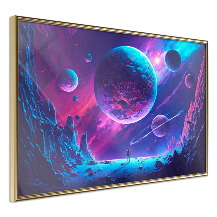 Poster Galactic Explorer - Rocky Planet in Space 150644 additionalImage 6