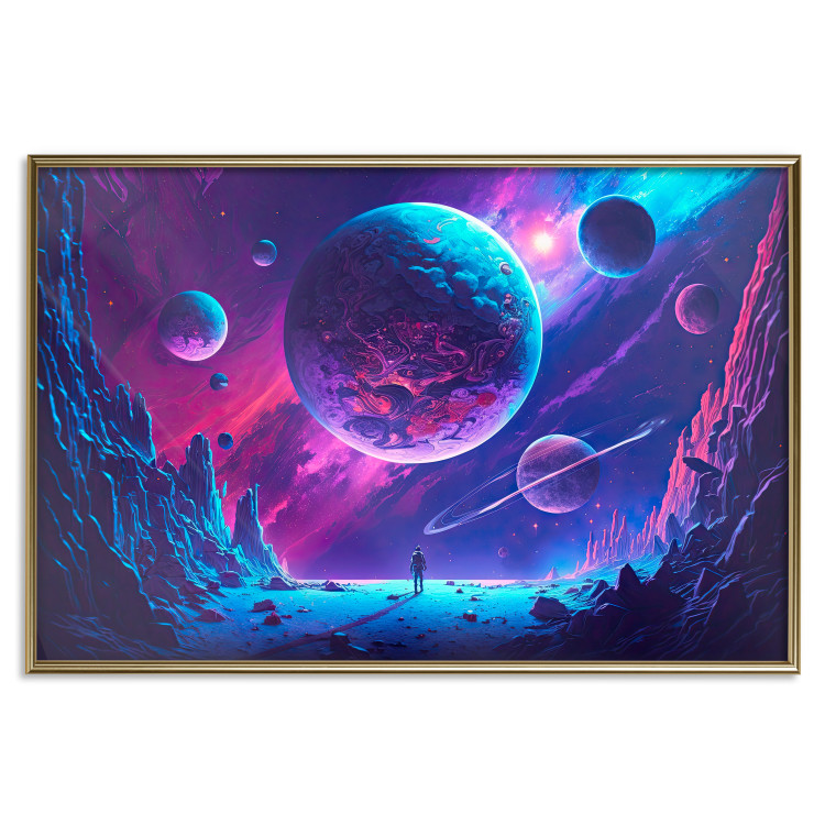 Poster Galactic Explorer - Rocky Planet in Space 150644 additionalImage 24
