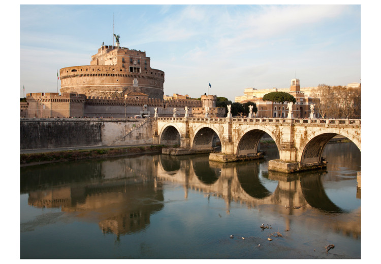 Fototapete Architektur in Rom, Italien - Ponte Sant'Angelo-Brücke über den Tiber 97254 additionalImage 1