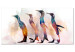 Leinwandbild XXL Penguin Wandering II [Large Format] 127564
