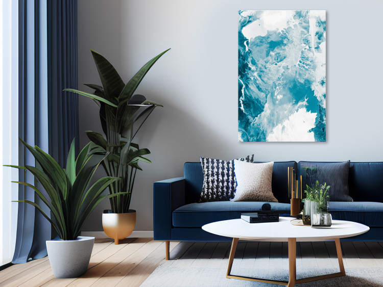 Bild Abstract Blue - Marine Colors Reminiscent of Marble 149864 additionalImage 3