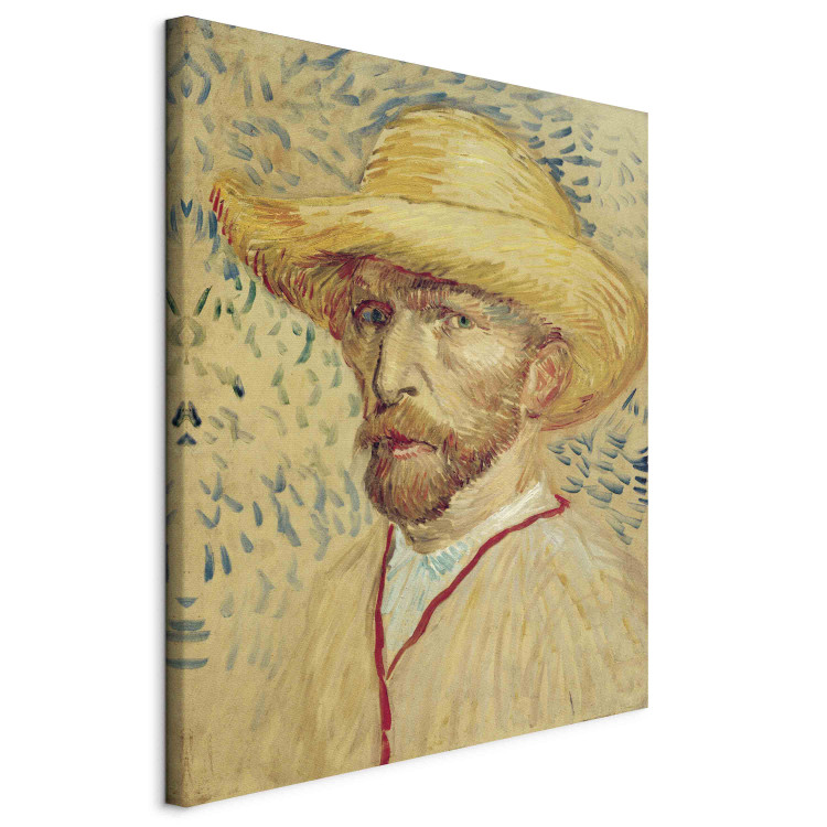 Wandbild Self portrait with straw hat and artist's smock 158384 additionalImage 2