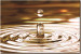 Leinwandbild Wassertropfen- Braun  56484