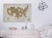 Bild auf Leinwand Landkarte der Vereinigten Staaten von Amerika in Bronze 127894 additionalThumb 3