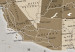 Bild auf Leinwand Landkarte der Vereinigten Staaten von Amerika in Bronze 127894 additionalThumb 4