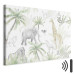 Bild auf Leinwand Tropical Safari - Wild Animals in Green-Pastel Colors 151194 additionalThumb 8