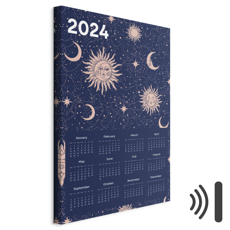 Wandbild Calendar 2024 - Composition Showing Stars and Moon 151894 additionalImage 8
