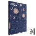 Wandbild Calendar 2024 - Composition Showing Stars and Moon 151894 additionalThumb 8