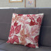 Mikrofaser Kissen Autumn leaves - composition of red maple leaves on a white background cushions 146915 additionalThumb 3