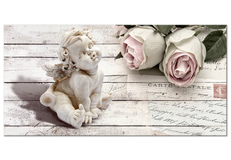 Wandbild XXL Cupid with Roses II [Large Format] 150815