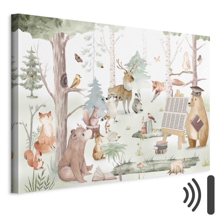 Wandbild School in the Forest - Bear Teaching the Other Animals in the Clearing 151215 additionalImage 8