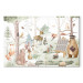Wandbild School in the Forest - Bear Teaching the Other Animals in the Clearing 151215 additionalThumb 7