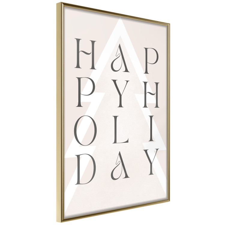 Wandposter Best Wishes - Decorative Inscription on a Geometric Background 148025 additionalImage 6