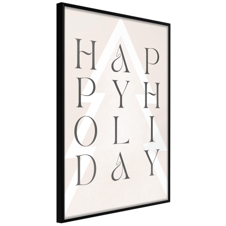 Wandposter Best Wishes - Decorative Inscription on a Geometric Background 148025 additionalImage 5