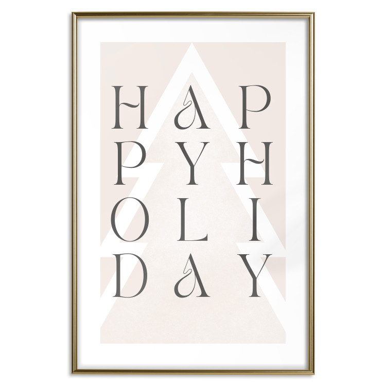 Wandposter Best Wishes - Decorative Inscription on a Geometric Background 148025 additionalImage 26