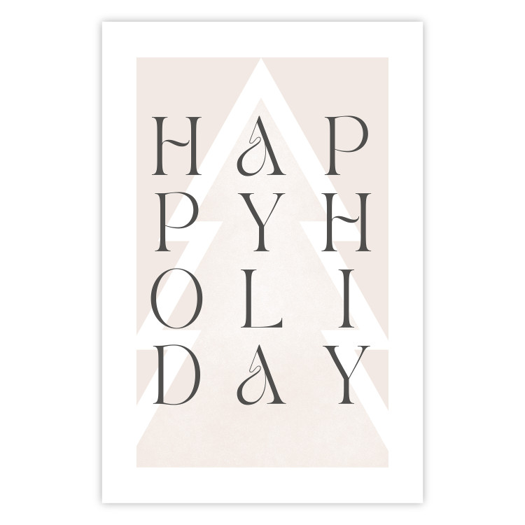 Wandposter Best Wishes - Decorative Inscription on a Geometric Background 148025 additionalImage 21