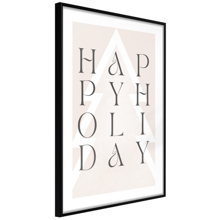 Wandposter Best Wishes - Decorative Inscription on a Geometric Background 148025 additionalImage 8