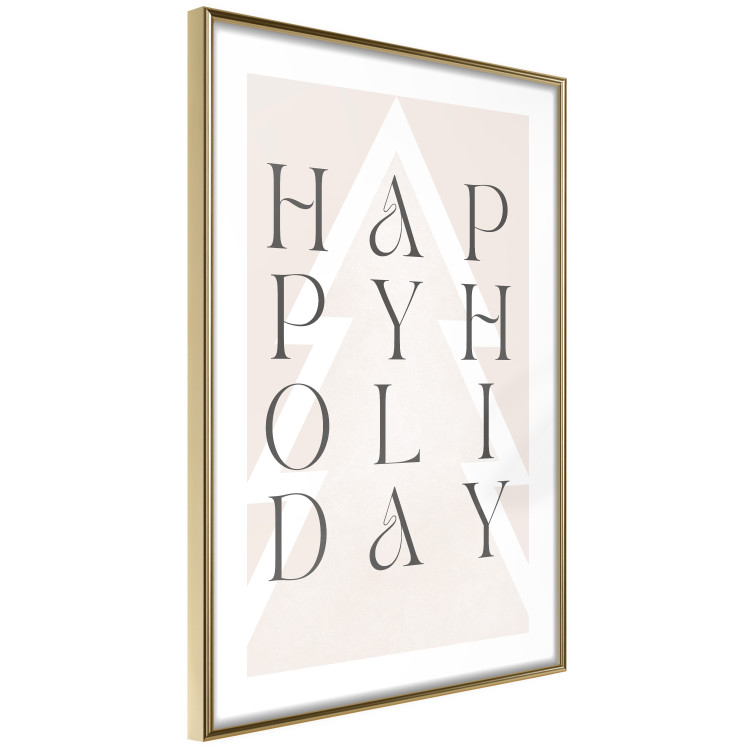 Wandposter Best Wishes - Decorative Inscription on a Geometric Background 148025 additionalImage 7