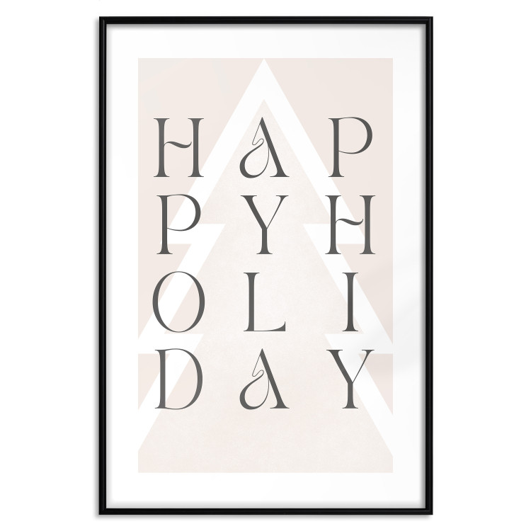 Wandposter Best Wishes - Decorative Inscription on a Geometric Background 148025 additionalImage 25